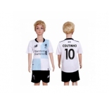 Liverpool #10 Coutinho Away Kid Soccer Club Jersey