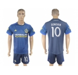 Los Angeles Galaxy #10 Donovan Away Soccer Club Jersey