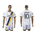 Los Angeles Galaxy #10 Donovan Home Soccer Club Jersey