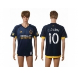 Los Angeles Galaxy #10 Giovani Away Soccer Club Jersey 2