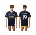 Los Angeles Galaxy #19 Juninho Away Soccer Club Jersey 3