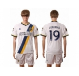 Los Angeles Galaxy #19 Juninho Home Soccer Club Jersey 1