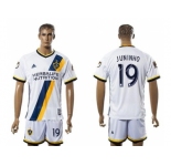 Los Angeles Galaxy #19 Juninho Home Soccer Club Jersey