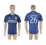 Los Angeles Galaxy #26 Donovan Away Soccer Club Jersey 1