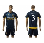 Los Angeles Galaxy #3 Cole Away Soccer Club Jersey 2