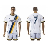 Los Angeles Galaxy #7 Keane Home Soccer Club Jersey
