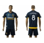 Los Angeles Galaxy #8 Gerrard Away Soccer Club Jersey 2