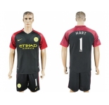 Manchester City #1 Hart Away Soccer Club Jersey