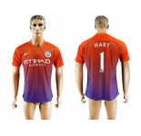 Manchester City #1 Hart Sec Away Soccer Club Jersey1