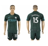 Manchester City #15 Mangala Sec Away Soccer Club Jersey