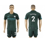 Manchester City #2 Walker Sec Away Soccer Club Jersey