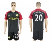 Manchester City #20 Mangala Away Soccer Club Jersey