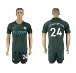 Manchester City #24 Adarabioyo Sec Away Soccer Club Jersey
