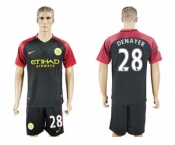 Manchester City #28 Denayer Away Soccer Club Jersey