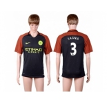 Manchester City #3 Sagna Away Soccer Club Jersey1