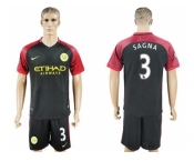 Manchester City #3 Sagna Away Soccer Club Jersey