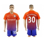 Manchester City #30 Otamendi Sec Away Soccer Club Jersey