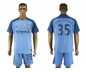 Manchester City #35 Zinchenko Home Soccer Club Jersey1