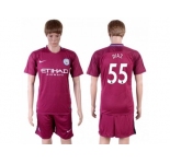 Manchester City #55 Diaz Away Soccer Club Jersey