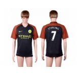 Manchester City #7 Sterling Away Soccer Club Jersey1