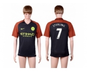 Manchester City #7 Sterling Away Soccer Club Jersey1