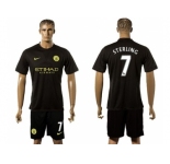 Manchester City #7 Sterling Away Soccer Club Jersey2