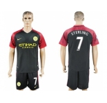 Manchester City #7 Sterling Away Soccer Club Jersey