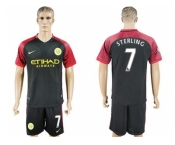 Manchester City #7 Sterling Away Soccer Club Jersey