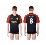 Manchester City #8 Nasri Away Soccer Club Jersey1