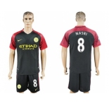 Manchester City #8 Nasri Away Soccer Club Jersey