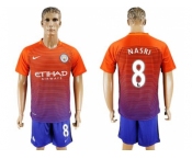 Manchester City #8 Nasri Sec Away Soccer Club Jersey