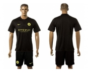 Manchester City Blank Away Soccer Club Jersey1