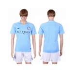 Manchester City Blank Home Soccer Club Jersey