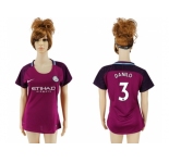 Women Manchester City #3 Danilo Away Soccer Club Jersey
