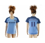 Women's Manchester City #11 Kolarov Home Soccer Club Jersey
