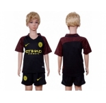 Manchester City Blank Away Kid Soccer Club Jersey