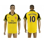 Arsenal #10 Wilshere Away Soccer Club Jersey1