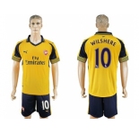 Arsenal #10 Wilshere Away Soccer Club Jersey