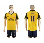 Arsenal #11 Ozil Away Soccer Club Jersey