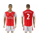 Arsenal #2 Debuchy Home Soccer Club Jersey2