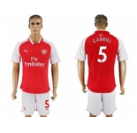 Arsenal #5 Gabriel Home Soccer Club Jersey