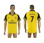 Arsenal #7 Alexis Away Soccer Club Jersey1