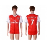 Arsenal #7 Rosicky Home Soccer Club Jersey