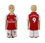 Arsenal #9 Lacazette Home Kid Soccer Club Jersey