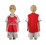Arsenal Blank Home Kid Soccer Club Jersey1