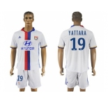 Lyon #19 Yattara Home Soccer Club Jersey