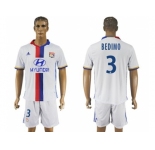 Lyon #3 Bedimo Home Soccer Club Jersey