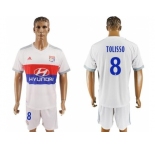 Lyon #8 Tolisso Home Soccer Club Jersey