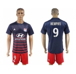 Lyon #9 Memphis Away Soccer Club Jersey
