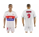 Lyon #9 Memphis Home Soccer Club Jersey